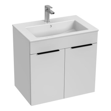 JIKA H4536011763001 - Bathroom cabinet with a basin CUBE 60,7x65 cm white