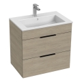 JIKA H4536021765141 - Bathroom cabinet with a basin CUBE 60,7x65 cm ash
