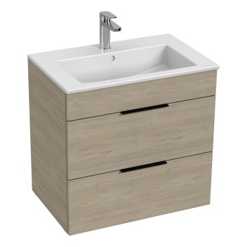JIKA H4536021765141 - Bathroom cabinet with a basin CUBE 60,7x65 cm ash