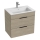 JIKA H4536021765141 - Bathroom cabinet with a basin CUBE 60,7x65 cm ash