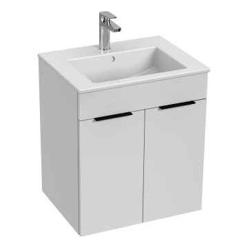 JIKA H4536111763001 - Bathroom cabinet with a basin CUBE 60,7x55 cm white