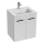 JIKA H4536111763001 - Bathroom cabinet with a basin CUBE 60,7x55 cm white