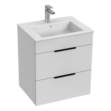 JIKA H4536121763001 - Bathroom cabinet with a basin CUBE 60,7x55 cm white