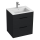 JIKA H4536121763521 - Bathroom cabinet with a basin CUBE 60,7x55 cm black