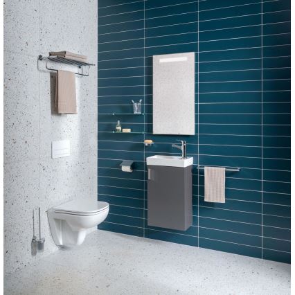 JIKA H45J5111753011 - Bathroom cabinet with a basin PETIT 58,5x38,6 cm grey