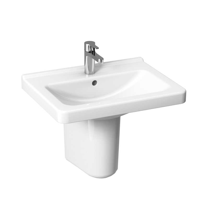 JIKA H8104240001041 - Wall-hung basin CUBITO 65x48,5 cm ceramics/white