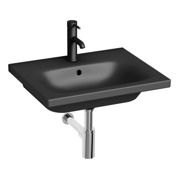 JIKA H8127127161041 - Wall-hung basin MIO 55x45 cm ceramics/matte black