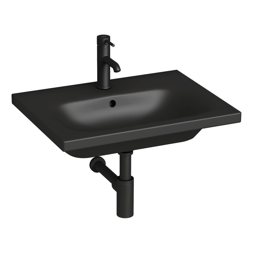 JIKA H8127137161041 - Wall-hung basin MIO 60x45 cm ceramics/matte black
