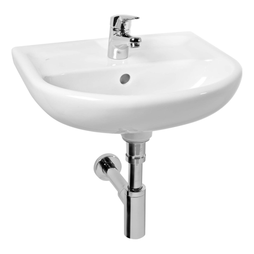 JIKA H8153820001041 - Wall-hung basin LYRA 45x37 cm ceramics/white