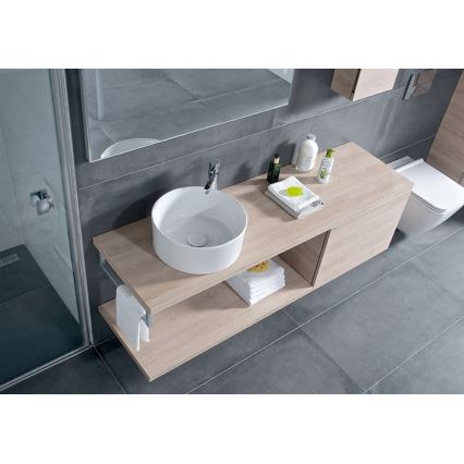 JIKA H8184200001121 - Countertop basin CUBITO d. 40 cm ceramics/white