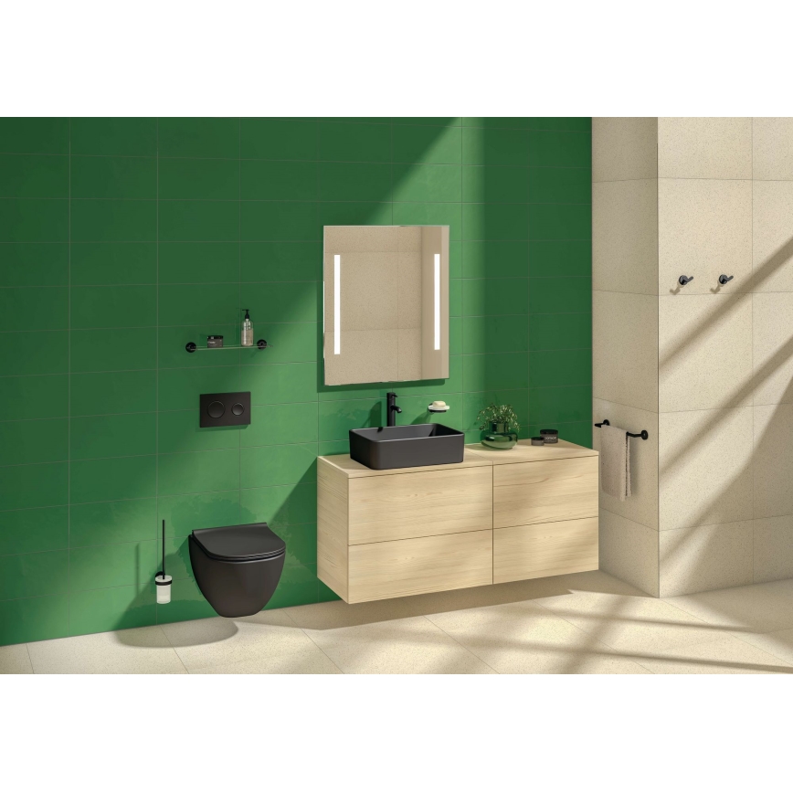 JIKA H8184237161121 - Countertop basin CUBITO 50x35 cm ceramics/matte black