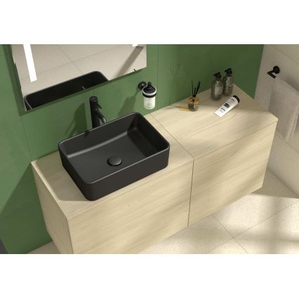 JIKA H8184237161121 - Countertop basin CUBITO 50x35 cm ceramics/matte black