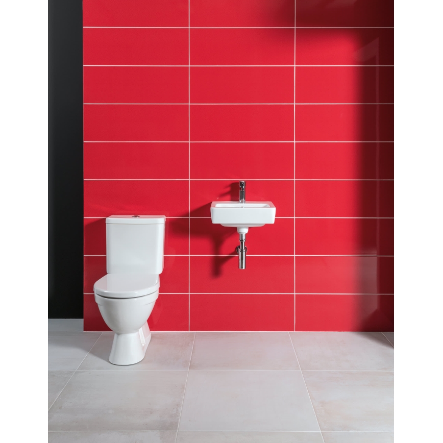 JIKA H8263870002413 - Close-coupled toilet LYRA ceramics/white
