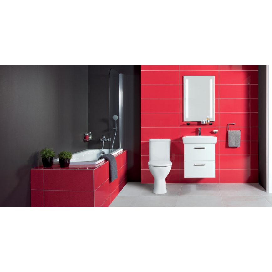 JIKA H8273860002801 - Close-coupled toilet LYRA ceramics/white