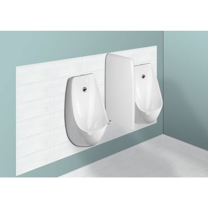 JIKA H8411010004871 - Urinal with sensor DOMINO 24V rear inlet, rear waste ceramics/white