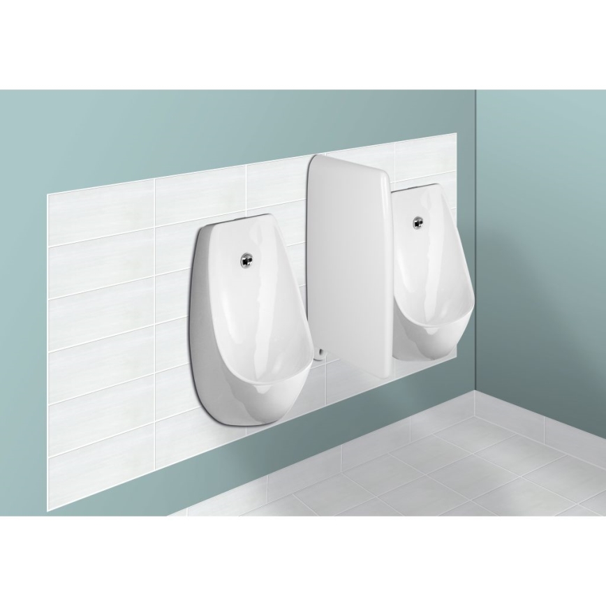 JIKA H8411010004871 - Urinal with sensor DOMINO 24V rear inlet, rear waste ceramics/white