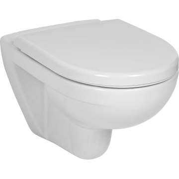 JIKA H8663800000001 - LYRA wall-hung toilet, ceramic/white + LYRA SoftClose toilet seat, Duroplast/white