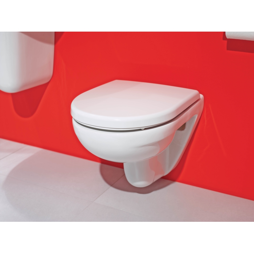 JIKA H8663810000001- LYRA wall-hung toilet ceramic/white + LYRA toilet seat Duroplast/white