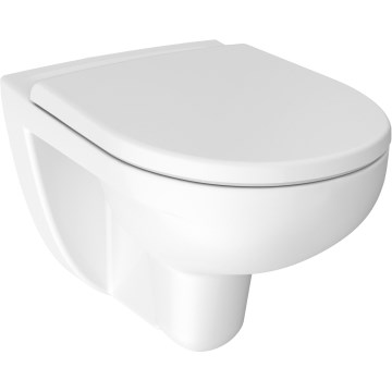 JIKA H8663840000001 - Wall-hung toilet LYRA ceramic/white + toilet seat SoftClose LYRA duroplast/white