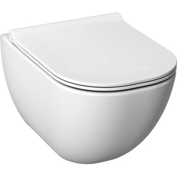 JIKA H8667140000001 -  Wall-hung toilet MIO ceramic/white + toilet seat SoftClose MIO duroplast/white