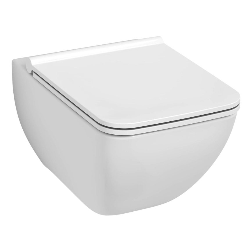 JIKA H8669540000001 - PURE wall-hung toilet ceramic/white + PURE SoftClose toilet seat Duroplast/white