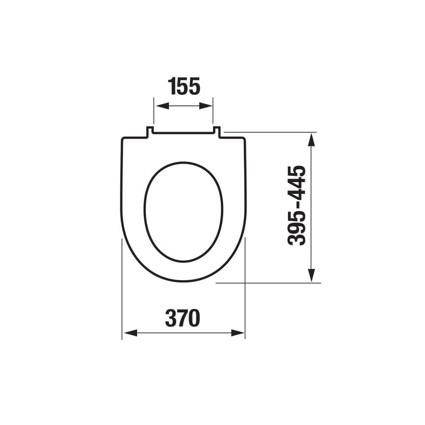 JIKA H8903850000631 - Toilet seat SoftClose LYRA duroplast/white