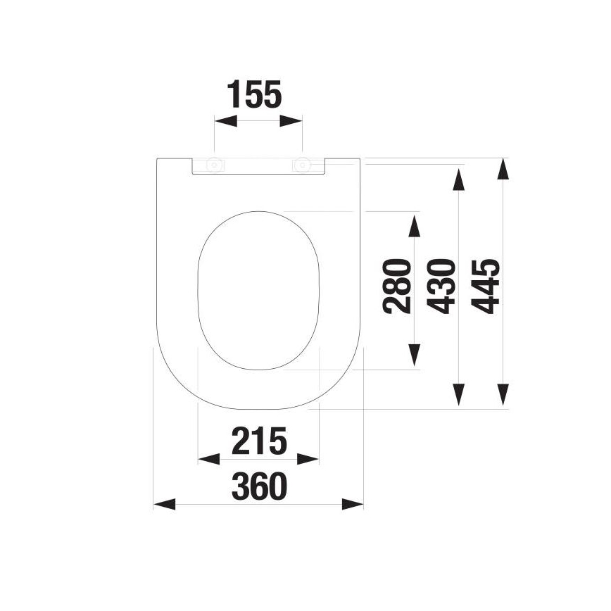 JIKA H8917160000631 - Toilet seat SoftClose MIO duroplast/white