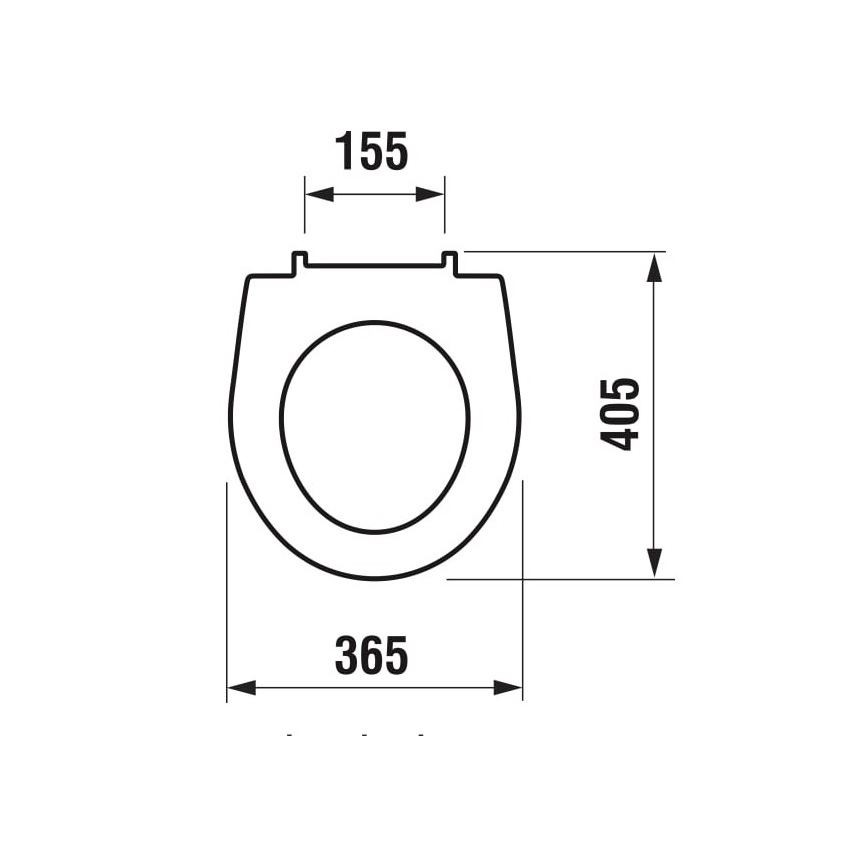 JIKA H8933813000001 - LYRA SoftClose toilet seat, Duroplast/white