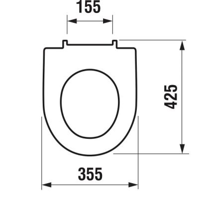 JIKA H8933853000001 - LYRA SoftClose toilet seat, Duroplast, white