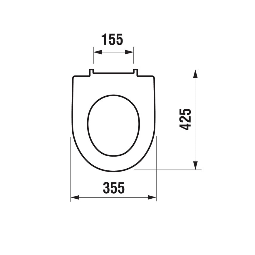 JIKA H8933853000001 - LYRA SoftClose toilet seat, Duroplast, white