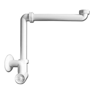 JIKA H8942460000001 - Basin trap CUBITO DN40 white