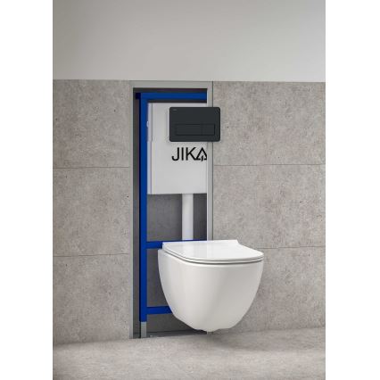 JIKA H8956520000001 - Concealed module for wall-hung toilet with bidet preparation