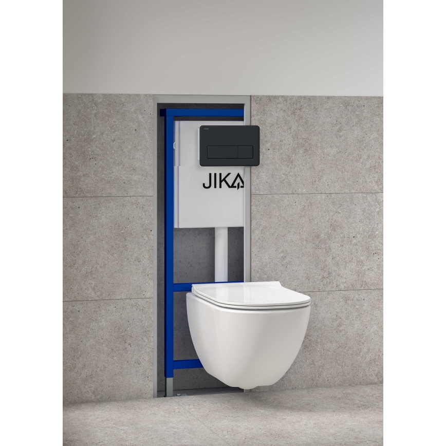 JIKA H8956520000001 - Concealed module for wall-hung toilet with bidet preparation