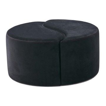 JING Ottoman, Ø 80 cm, Anthracite