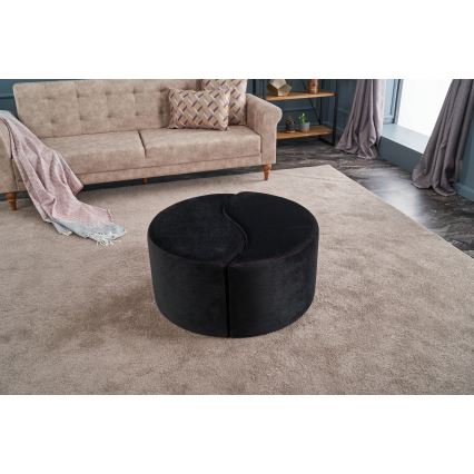 JING Ottoman, Ø 80 cm, Anthracite