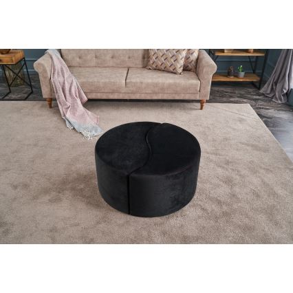 JING Ottoman, Ø 80 cm, Anthracite