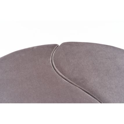 JING Ottoman, Ø 80 cm, Brown