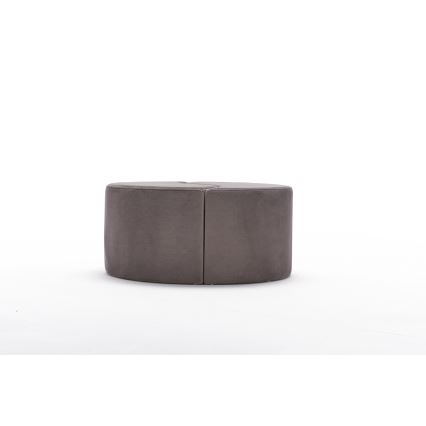 JING Ottoman, Ø 80 cm, Brown