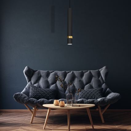 JOKER Cable Pendant Light 1xGU10/25W/230V Black/Gold