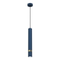 JOKER Cable Pendant Light 1xGU10/25W/230V modrá/zlatá