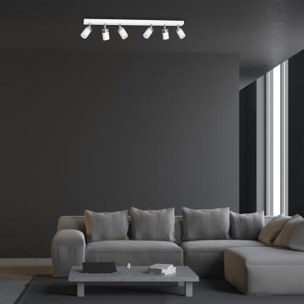 JOKER Spotlight 6xGU10/25W/230V White/Polished Chrome