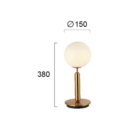 JOLIN Table Lamp 1x G9/5W/230V – Gold