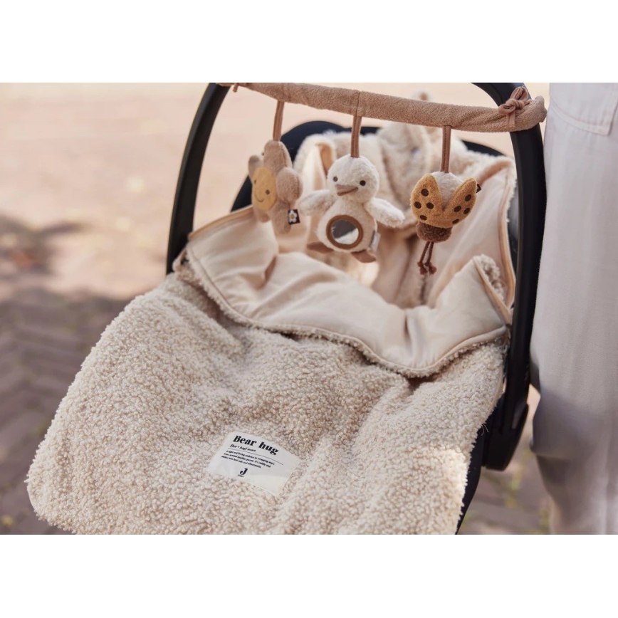 Jollein - Car seat sack BOUCLE 42x82 cm Boucle Naturel