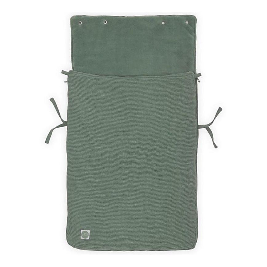 Jollein - Car seat sack fleece BASIC KNIT 42x82 cm Ash Green