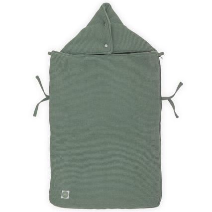 Jollein - Car seat sack fleece BASIC KNIT 42x82 cm Ash Green