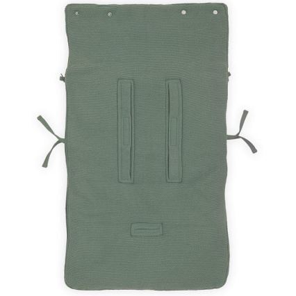Jollein - Car seat sack fleece BASIC KNIT 42x82 cm Ash Green