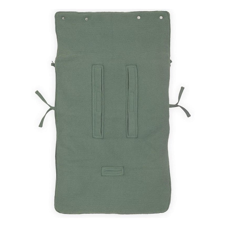 Jollein - Car seat sack fleece BASIC KNIT 42x82 cm Ash Green
