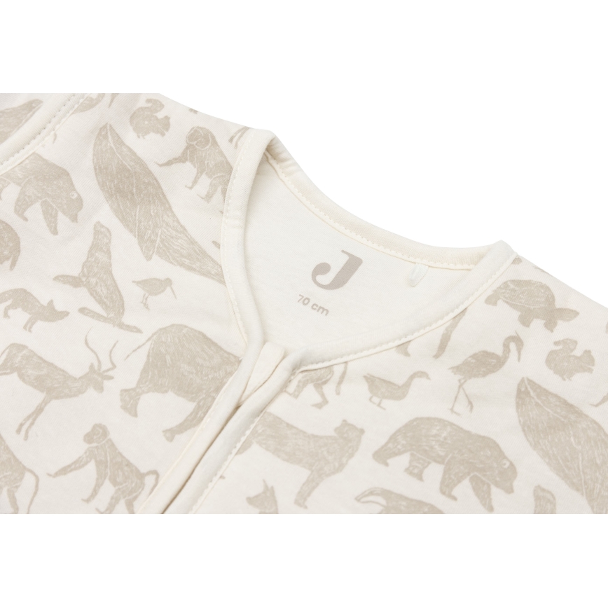 Jollein - Sleeping sack 2in1 3-9 months 3 TOG Animals Nougat