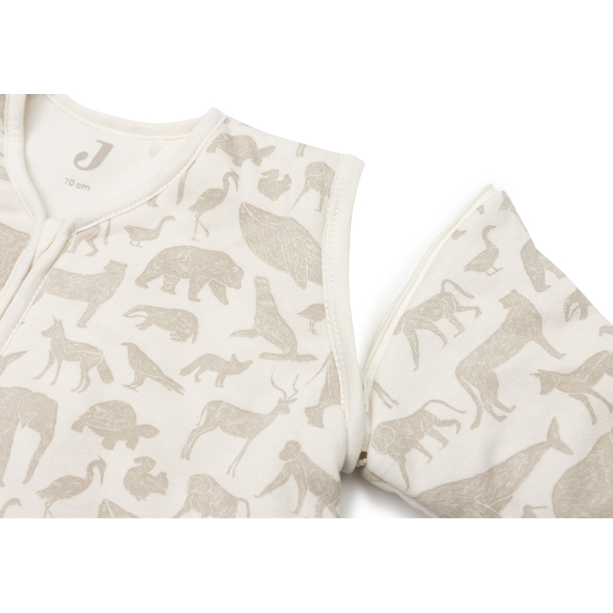 Jollein - Sleeping sack 2in1 3-9 months 3 TOG Animals Nougat