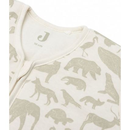 Jollein - Sleeping sack 2in1 3-9 months 3 TOG Animals Olive Green